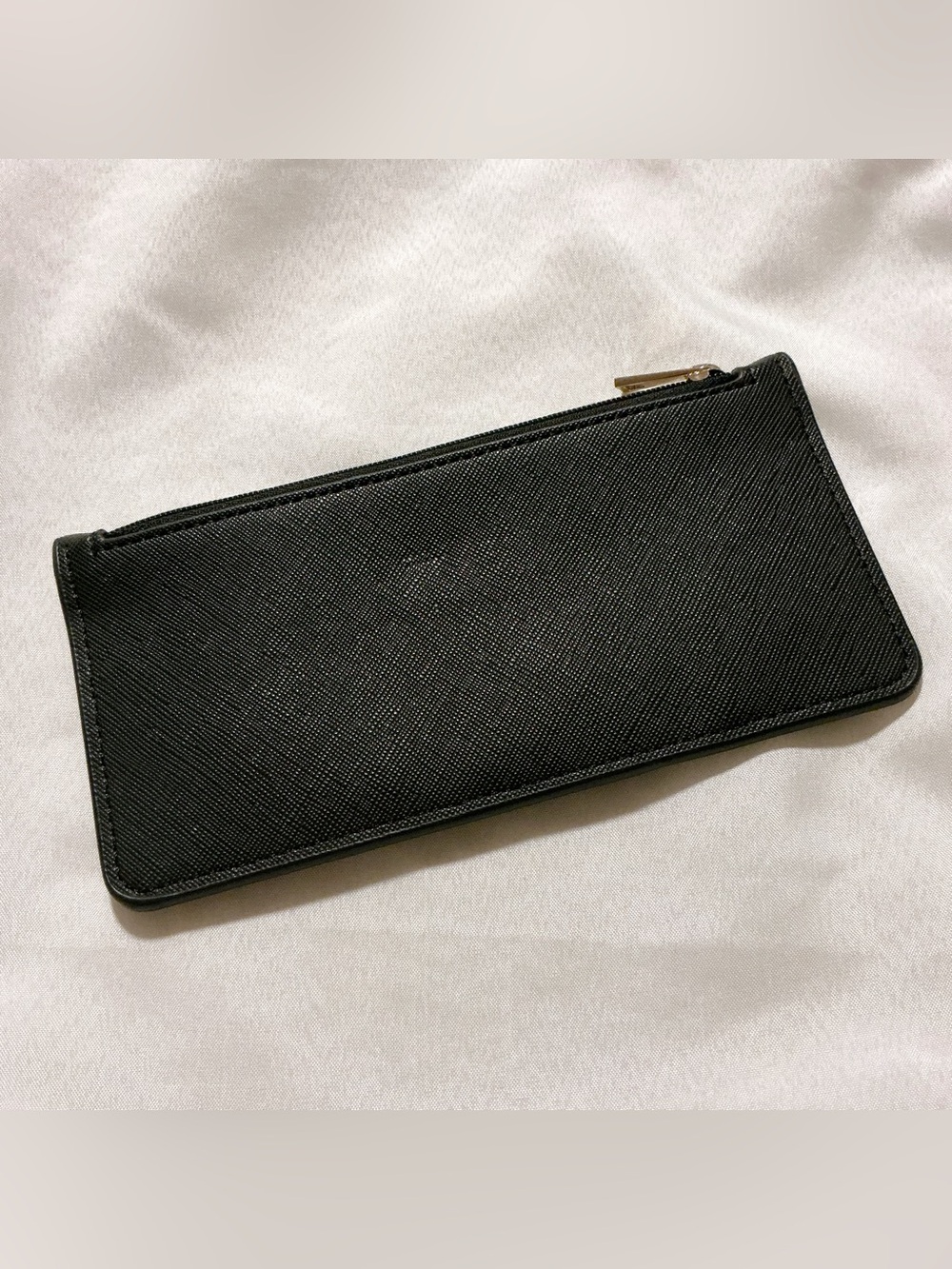 a new day | Black Long Card Wallet